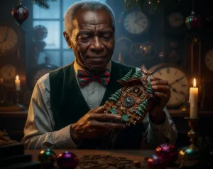 Christmas clockmaker example design
