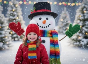 Snowman surprise example design